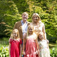 La Familia Real holandesa posa en sus vacaciones de verano