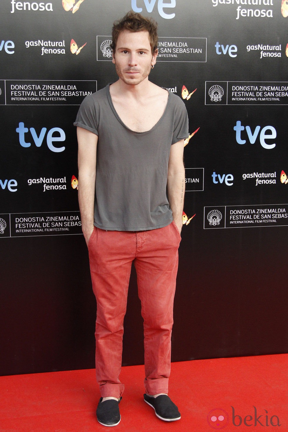 Rubén Ochandiano en la presentación del Festival de Cine de San Sebastián 2013