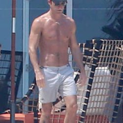 Justin Theroux durante unas vacaciones en Los Cabos de México