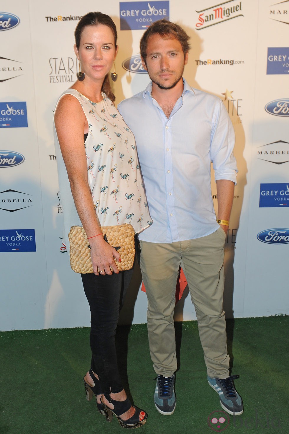 Amelia Bono y Manuel Martos en el concierto de David Bisbal en el Starlite Festival 2013