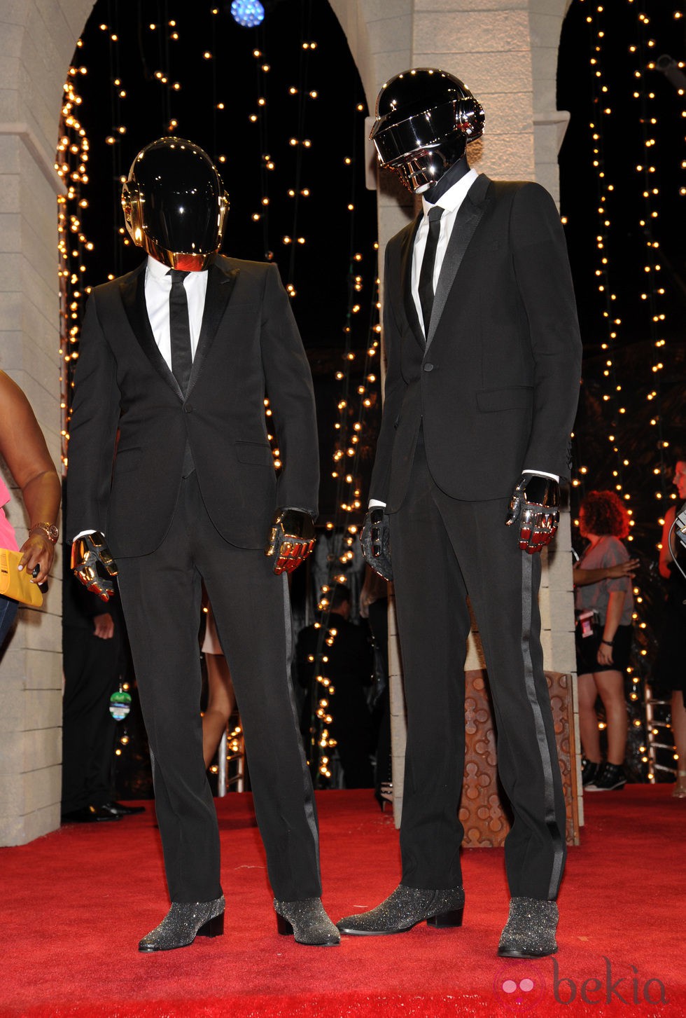 Daft Punk en la alfombra roja de los MTV VMA 2013