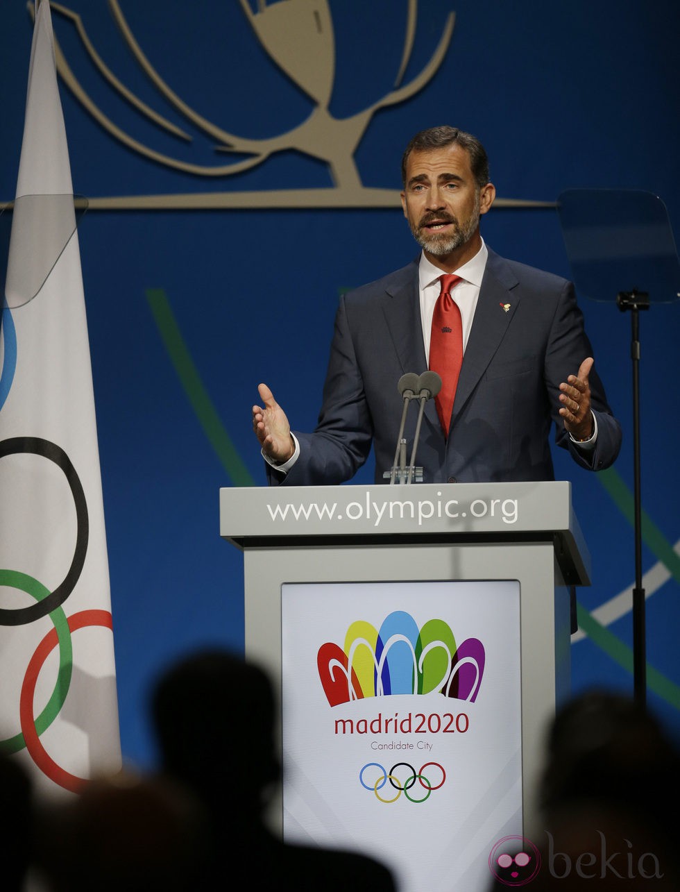 El Príncipe Felipe en la presentación final de Madrid 2020 ante el COI