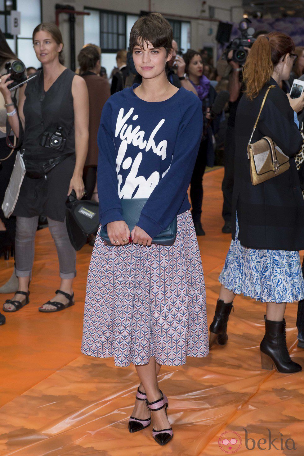 Pixie Geldof en la London Fashion Week 2013