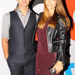 Joe Jonas y Blanda Eggenschwiler en un evento de moda en Nueva York