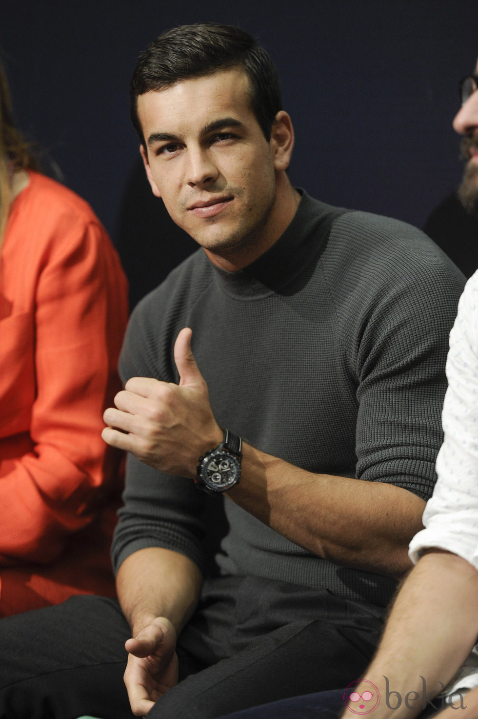 Mario Casas en la presentación de 'Palmeras en la nieve' en el Festival de San Sebastián 2013