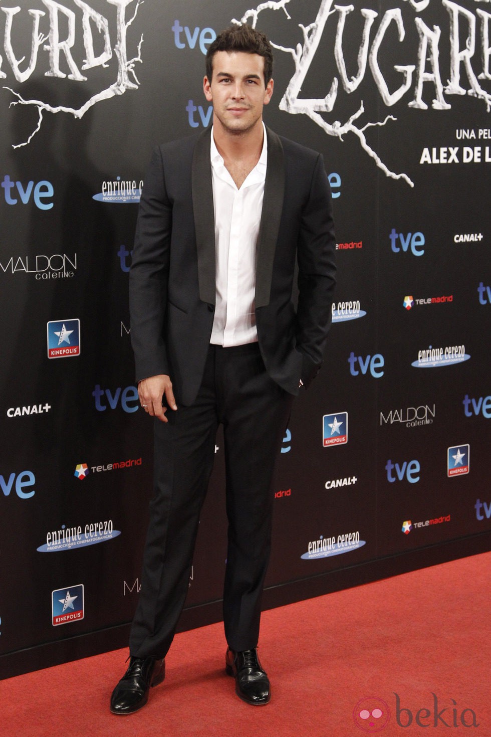 Mario Casas en el estreno de 'Las brujas de Zugarramurdi' en Madrid