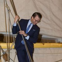 Daniel de Suecia en el Museo Naval de la isla de Oland