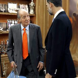 El Rey Juan Carlos y el Príncipe Felipe preparan la Cumbre Iberoamericana de Panamá
