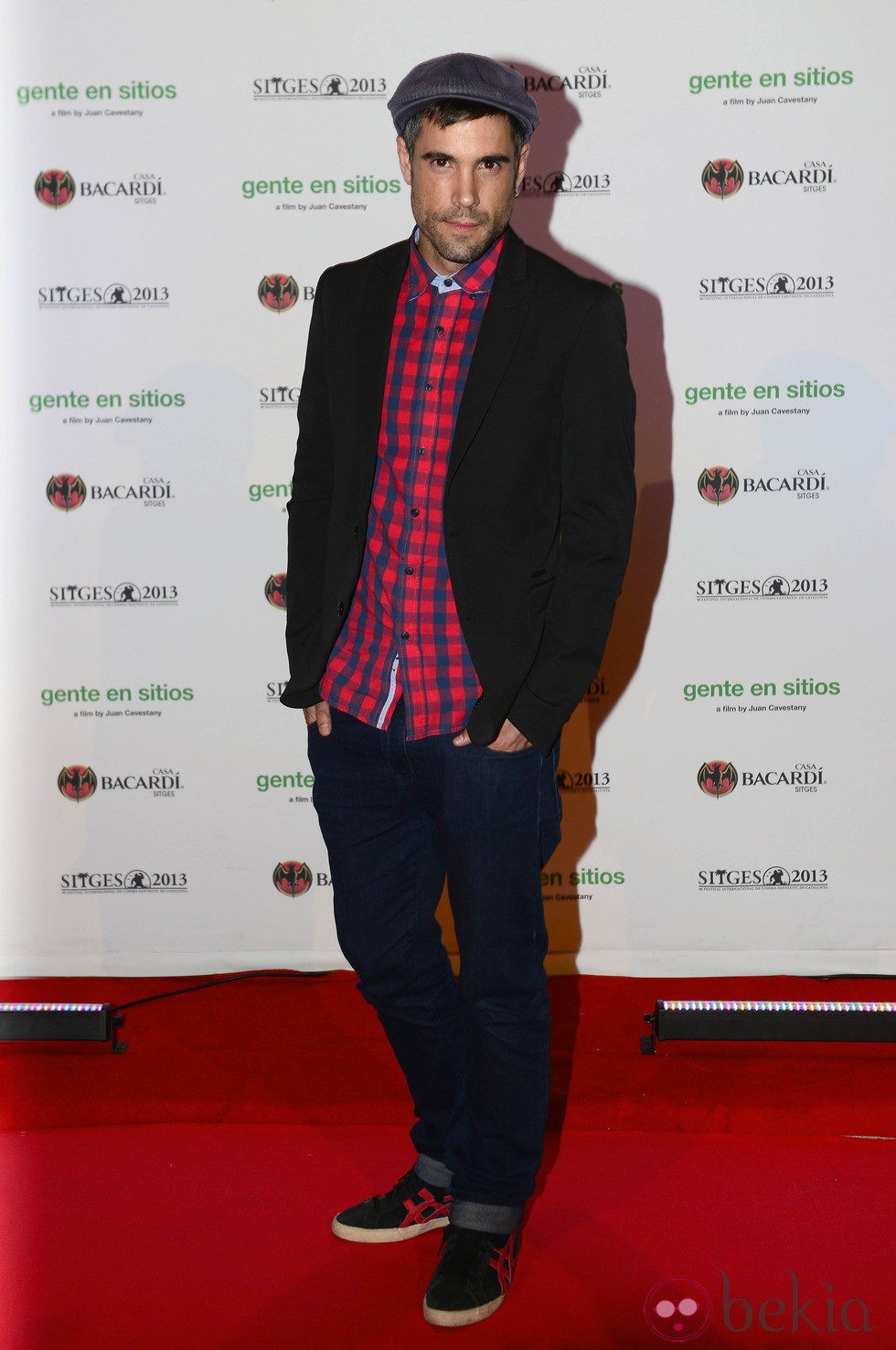 Unax Ugalde en el estreno de 'Gente en sitios' en el Festival de Sitges 2013
