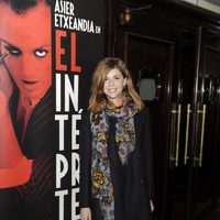 Manuela Velasco en el re estreno de 'El intérprete' en Madrid