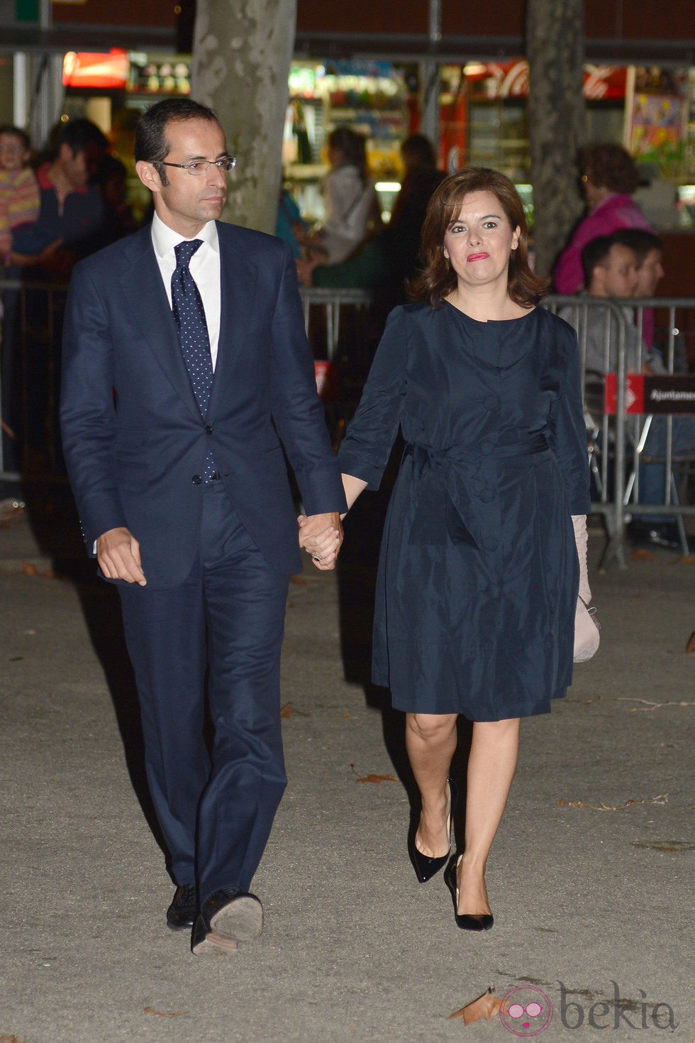Curro Romero y Carmen Tello durante la boda de Pablo Lara y Anna Brufau en Barcelona