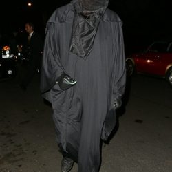Leonardo DiCaprio disfrazado de la Muerte en una fiesta de Halloween en Beverly Hills