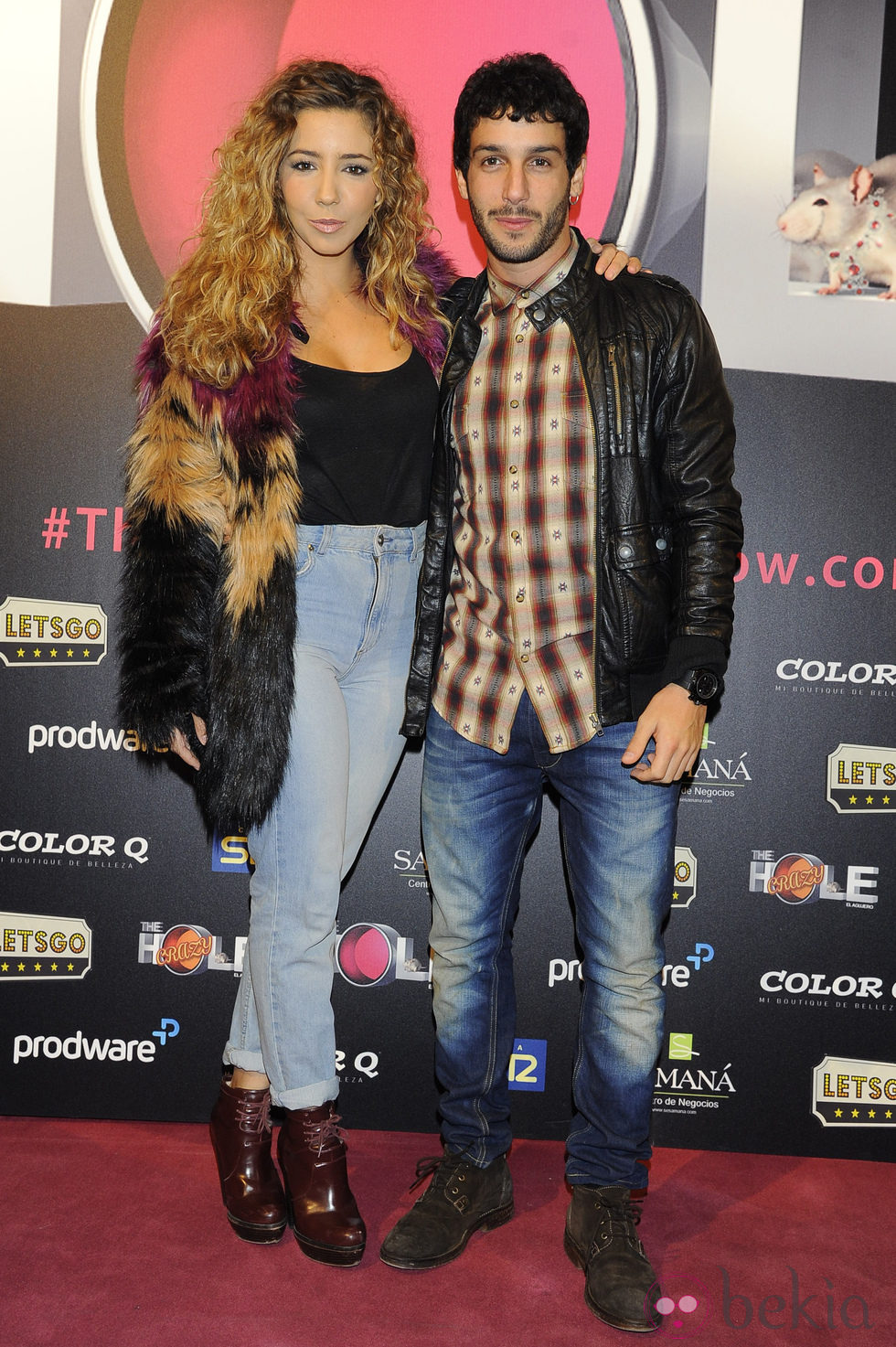 Sandra Cervera y Jonás Beramí en el estreno de 'The Hole 2'