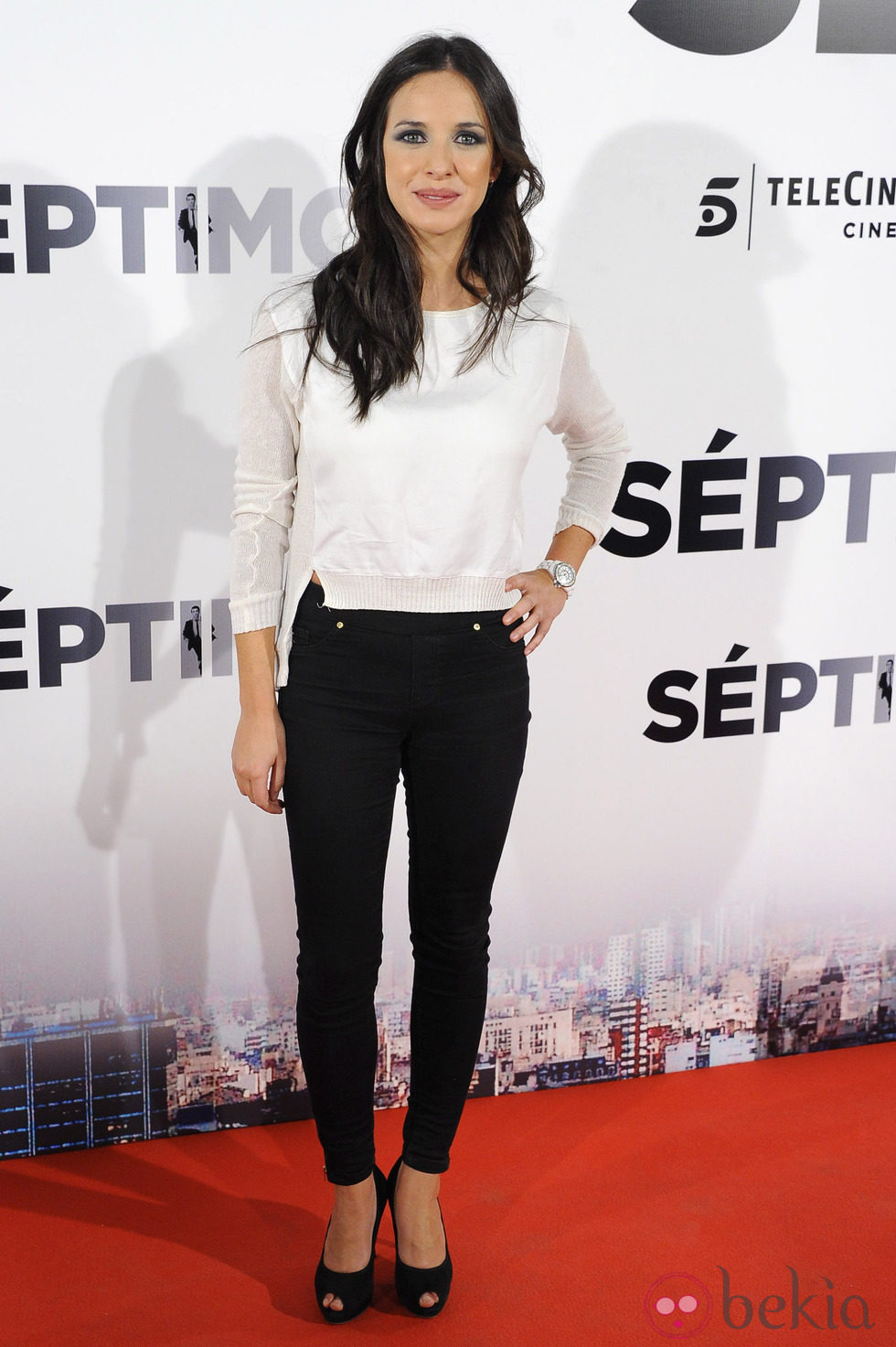 Paula Prendes en el estreno de 'Séptimo'