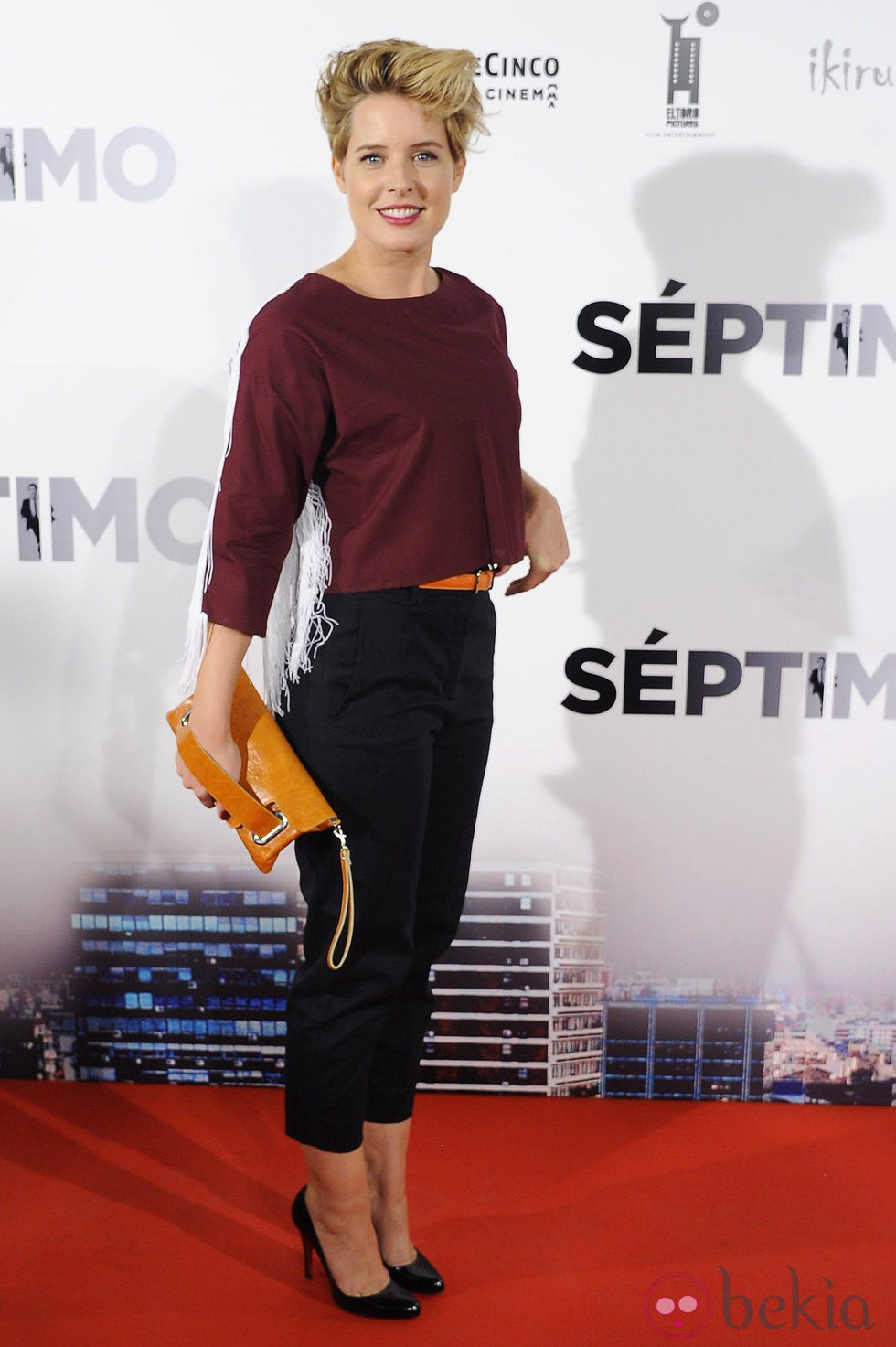 Tania Llasera en el estreno de 'Séptimo'