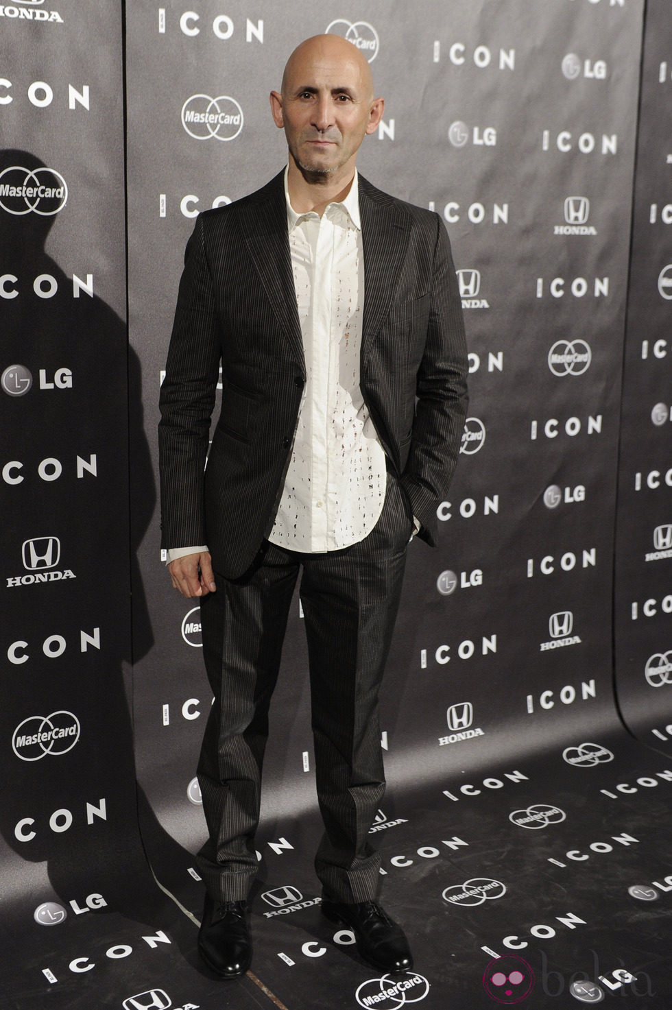 Modesto Lomba en la presentación del magazine Icon