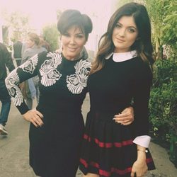 Kris Jenner el día de su cumpleaños con Kylie Jenner