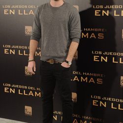 Liam Hemsworth en la presentación de 'Los Juegos del Hambre: En llamas' en Madrid