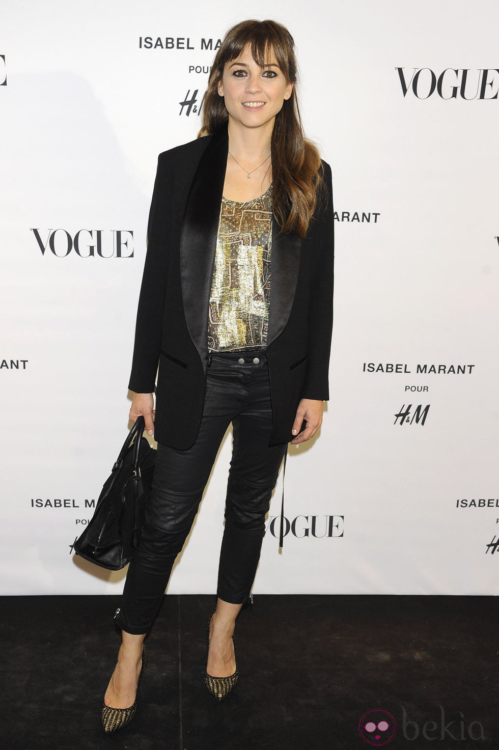 Leonor Watling en la presentación de la nueva colección de Isabel Marant para H&M