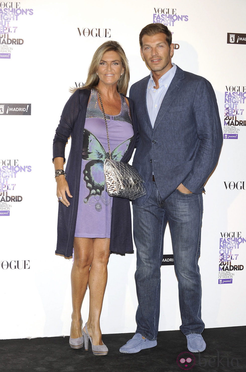Darek Dabrowski y Susana Uribarri en la Vogue Fashion's Night Out 2011