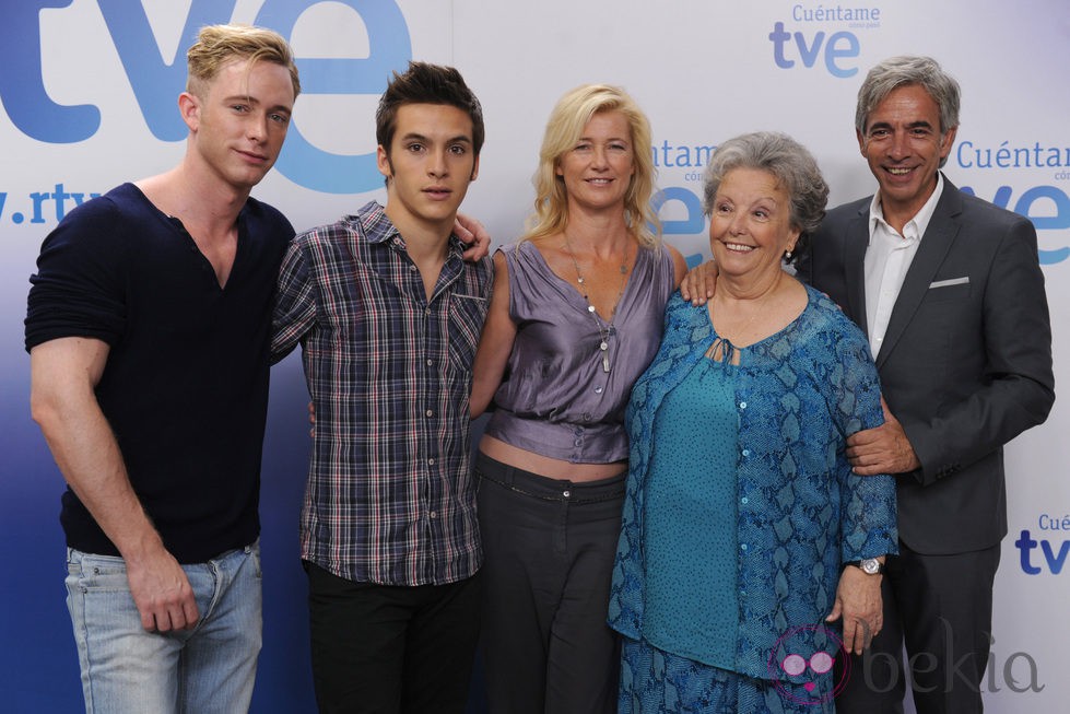 Pablo Rivero, Ricardo Gómez, Ana Duato, María Galiana e Imanol Arias celebran los 10 años de 'Cuéntame'