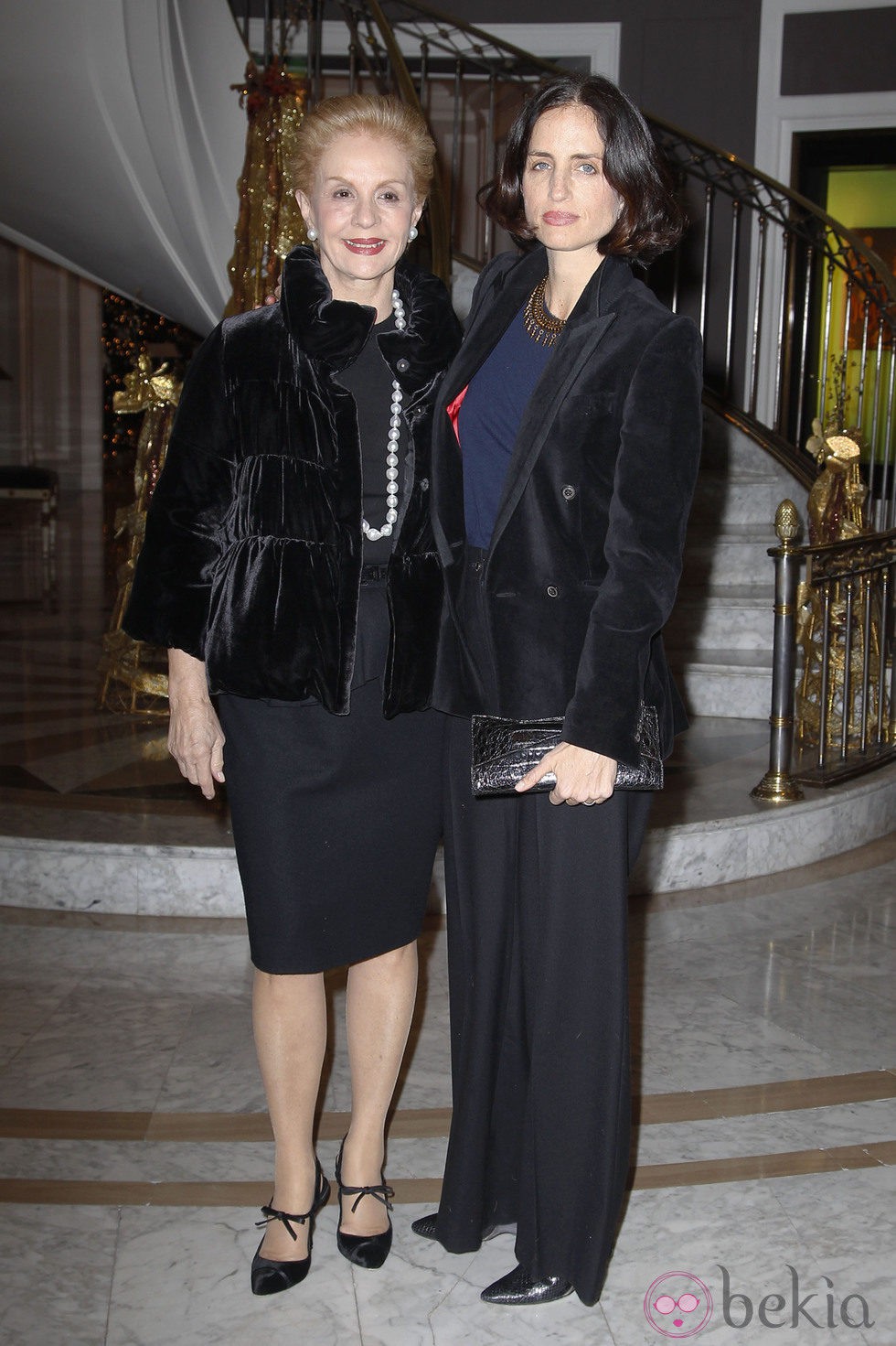 Carolina Herrera y Carolina Adriana Herrera en la presentación del libro '100% Naty'
