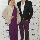 Mireia Canalda y Felipe López en un acto de la joyería Rabat