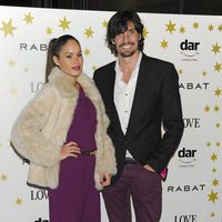 Mireia Canalda y Felipe López en un acto de la joyería Rabat