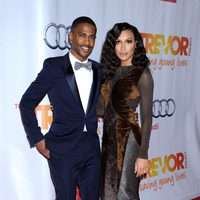 Big Sean y Naya Rivera en la Gala Trevor 2013