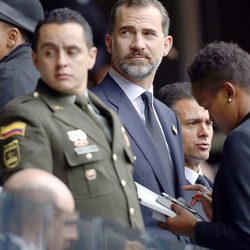El Príncipe Felipe en el funeral de Nelson Mandela