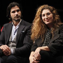 Javier Conde y Estrella Morente en la presentación de 'Morente más Morente'