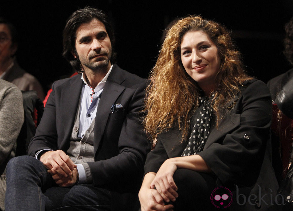 Javier Conde y Estrella Morente en la presentación de 'Morente más Morente'
