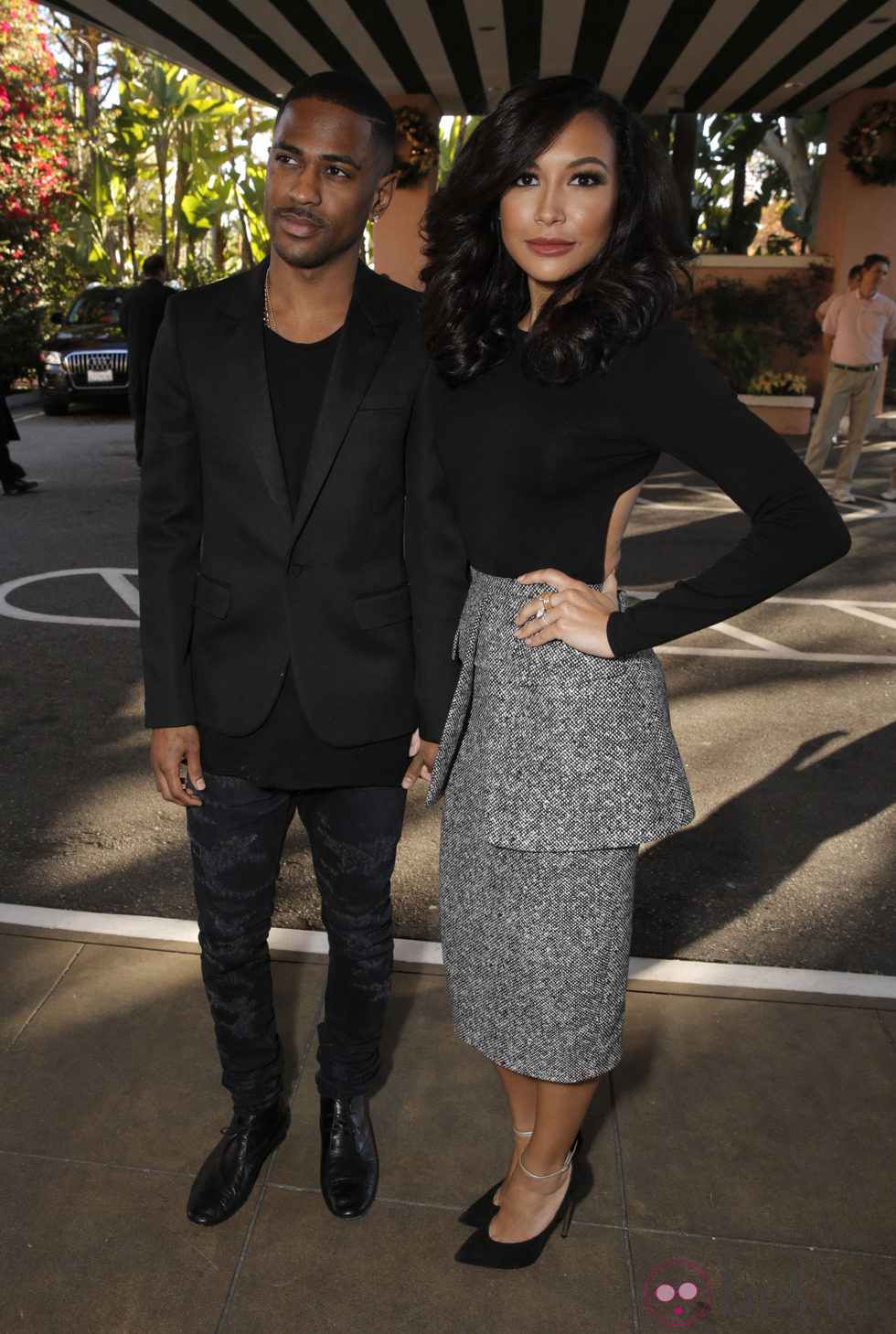 Big Sean y Naya Rivera en The Hollywood Reporter's Annual Power 100 Women 2013