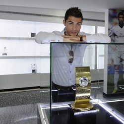 Cristiano Ronaldo en la inauguración de su museo en Fuchal, Madeira