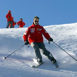 Michael Schumacher esquiando