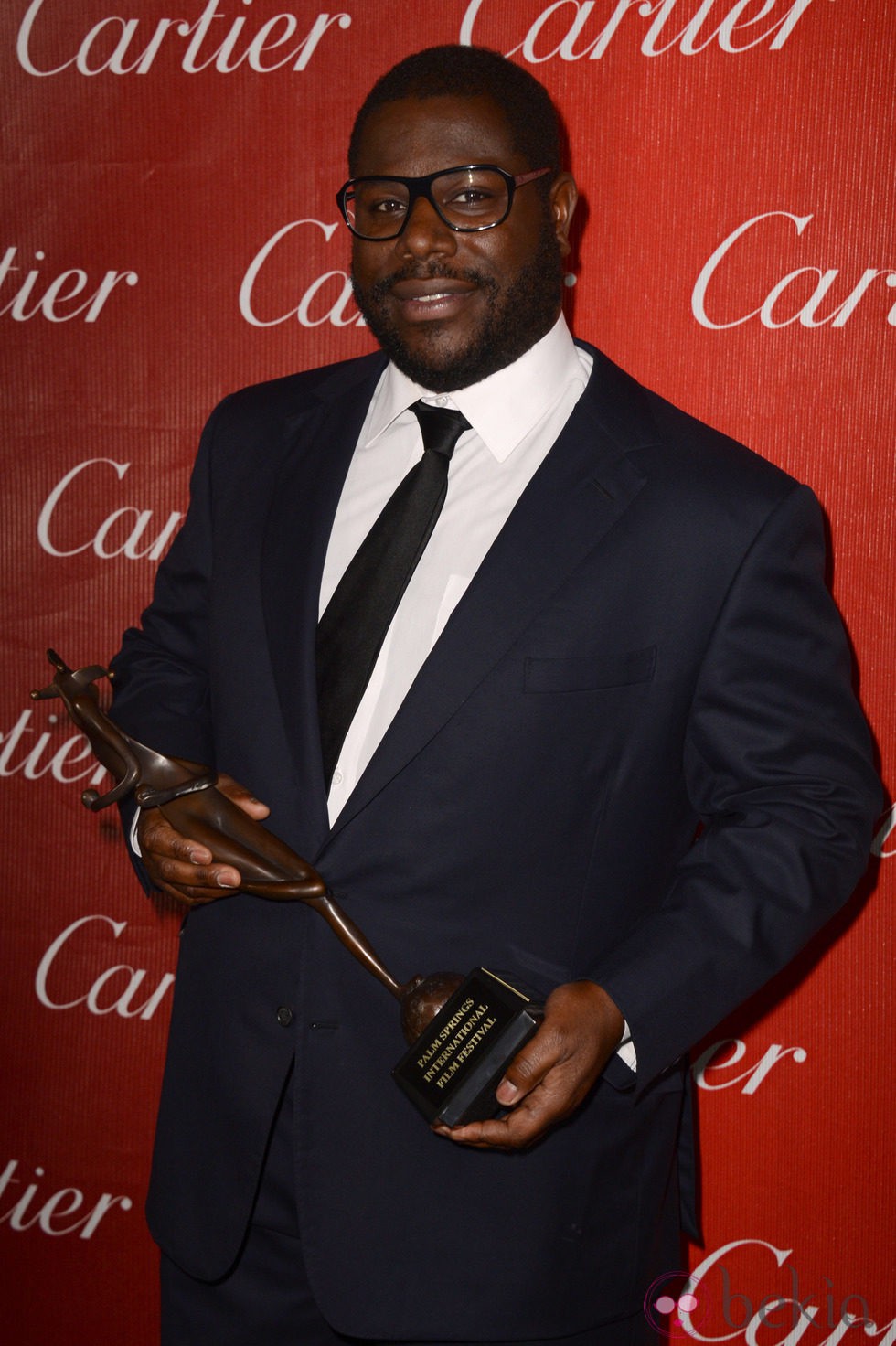 El director Steve McQueen en la gala de premios del Festival Internacional de Palm Springs 2014