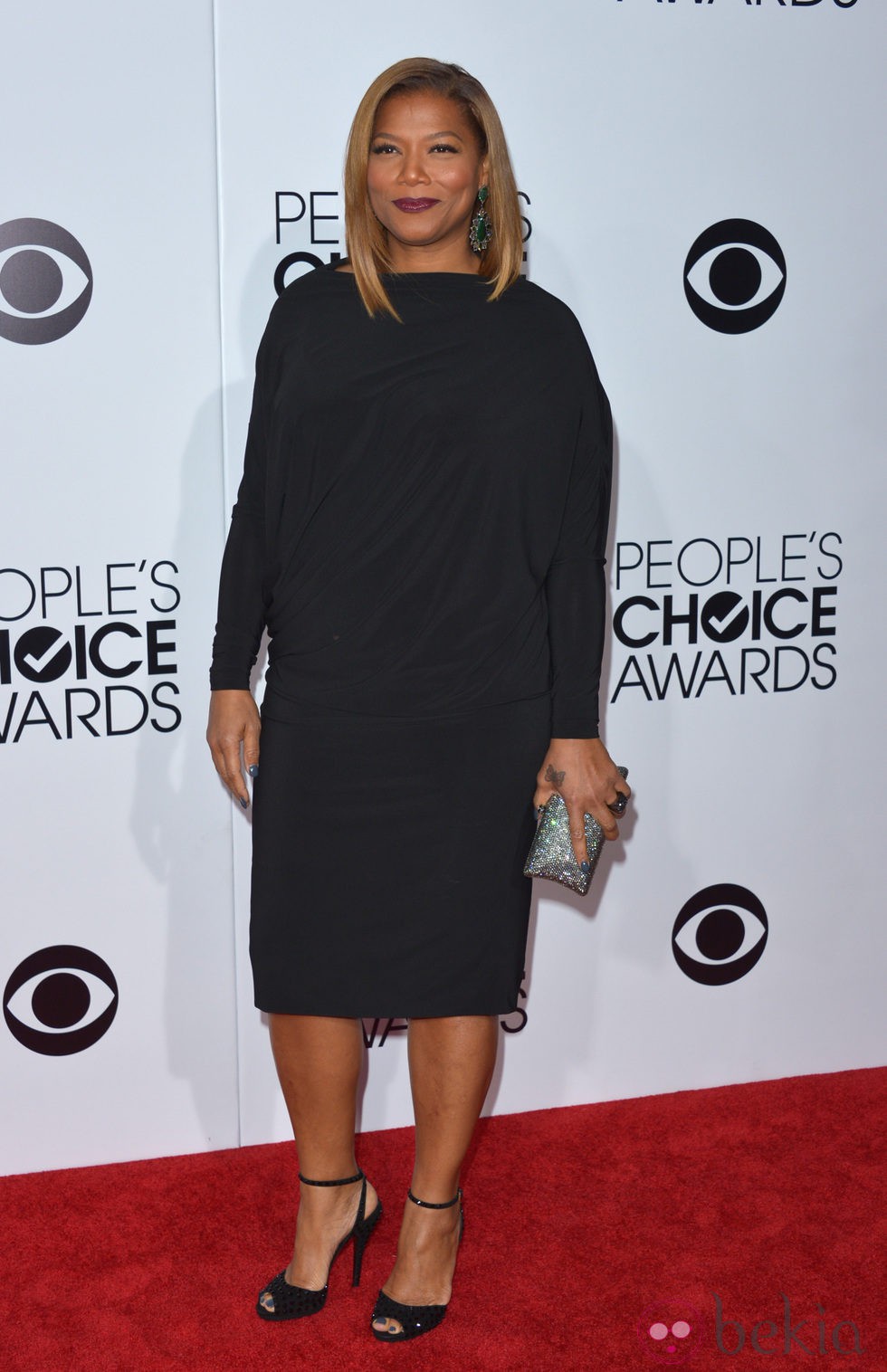 Queen Latifah en la alfombra roja de los People's Choice Awards 2014