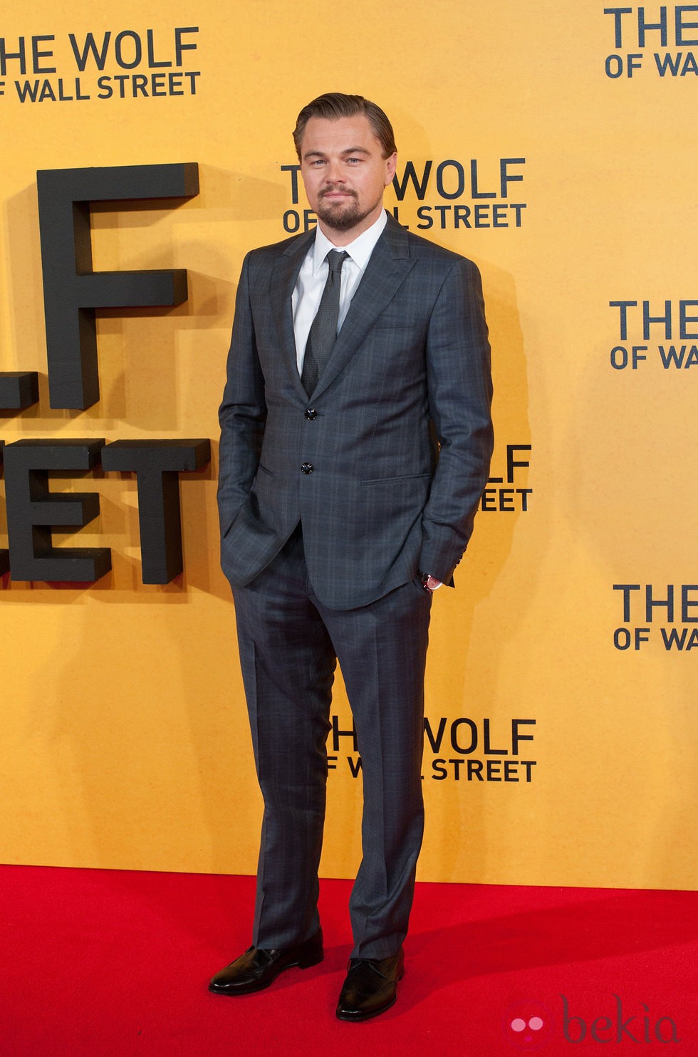 Leonardo DiCaprio en la premiere de 'El lobo de Wall Street' en Londres