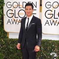 Mario Lopez en la alfombra roja de los Globos de Oro 2014
