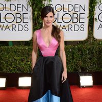 Sandra Bullock en la alfombra roja de los Globos de Oro 2014