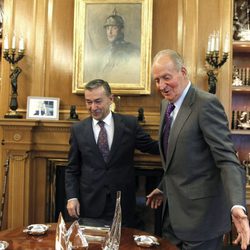 Primera aparición del Rey Juan Carlos tras la segunda imputación de la Infanta Cristina