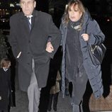 Massiel en la misa funeral por Simone Bosé
