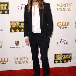 Jared Leto en la alfombra roja de los Critics' Choice Movie Awards 2014