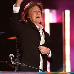 Paul McCartney en la entrega de los Grammy 2014