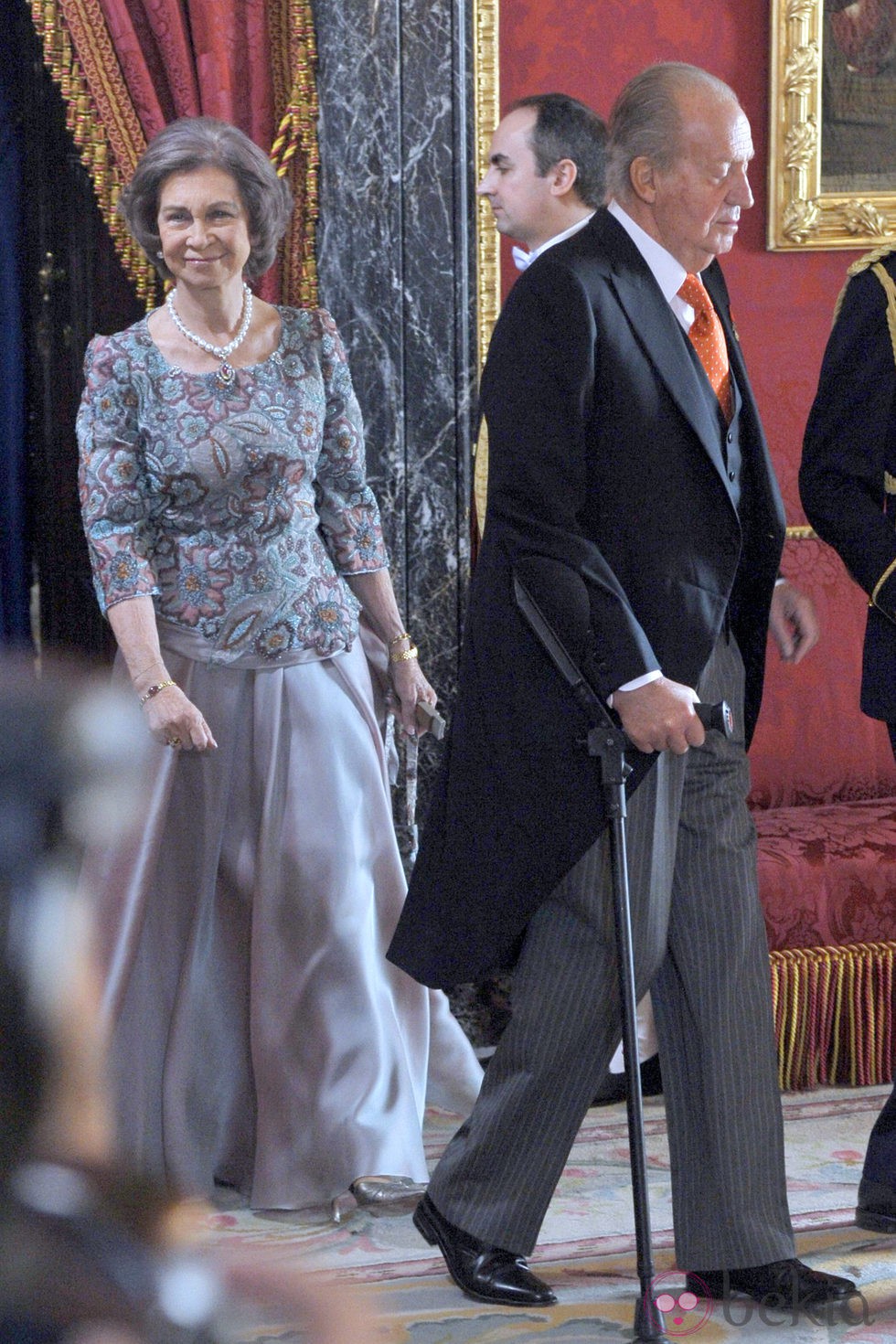 Los Reyes en la recepción al Cuerpo Diplomático 2014