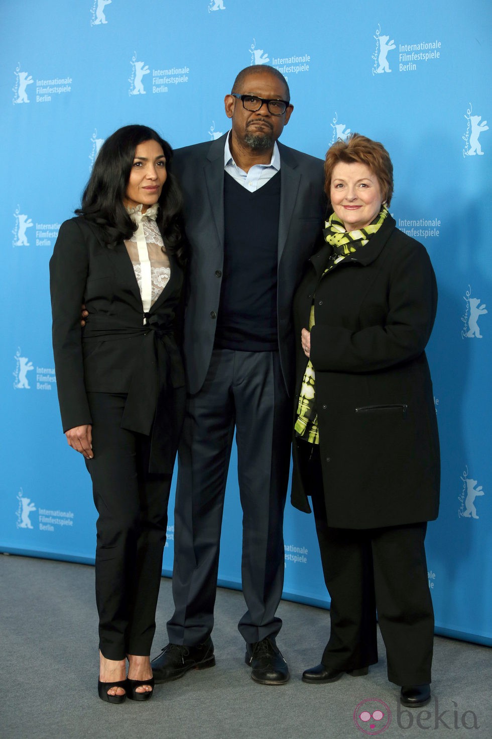 Reparto en la premiere de Two Men in Town en el Festival de Cine Internacional de Berlín 2014