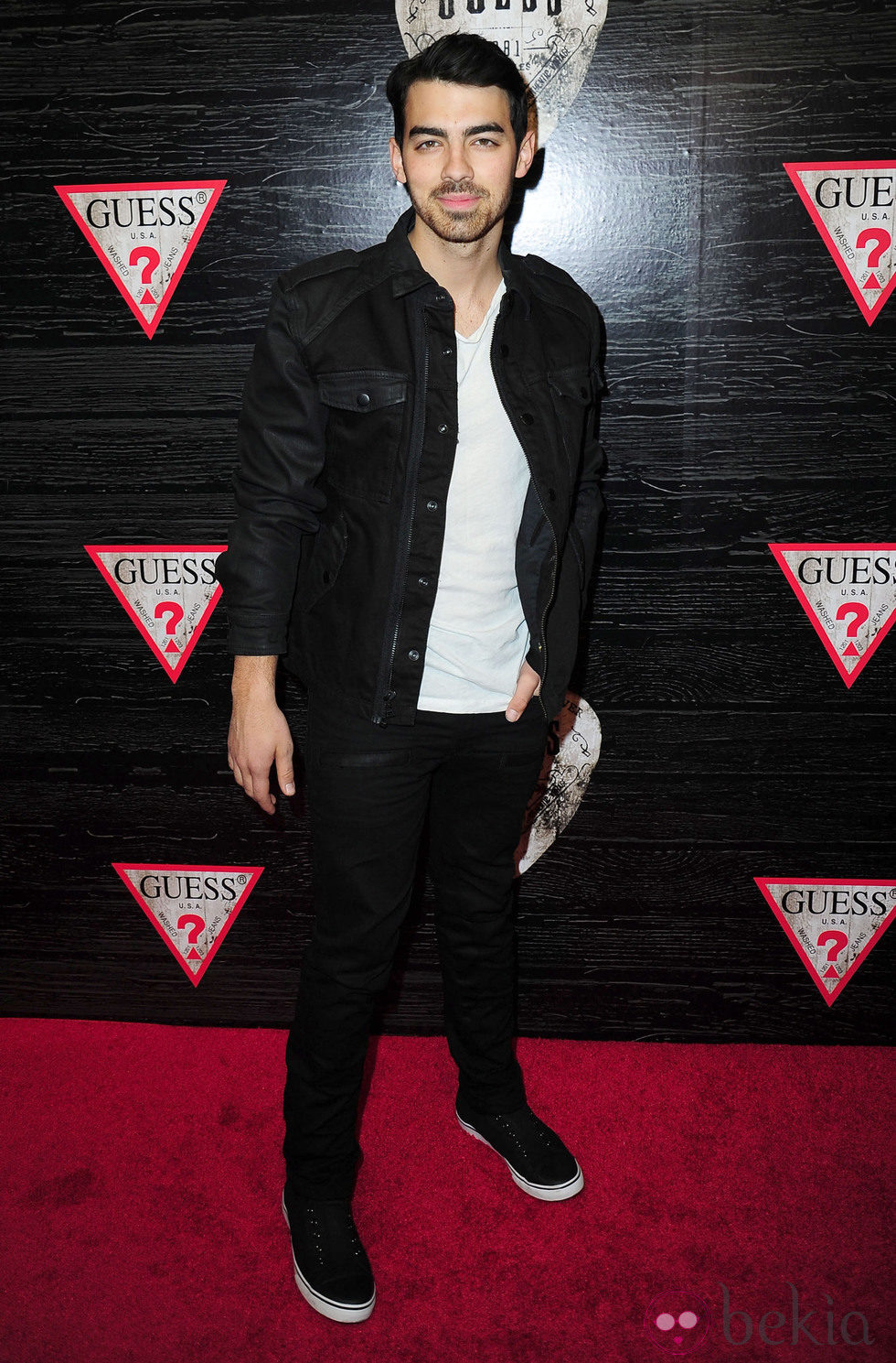Joe Jonas en la Semana de la Moda de Nueva York 2014