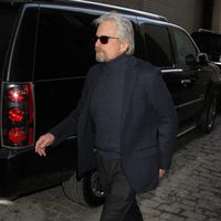Michael Douglas en el desfile de Michael Kors en la Semana de la Moda de Nueva York 2014