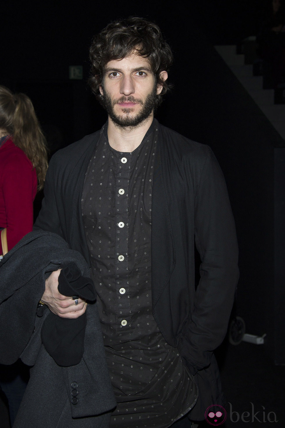 Quim Gutierrez en el desfile de Duyos en Madrid Fashion Week otoño/invierno 2014/2015