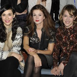 Marian Aguilera y Marta Larralde en el desfile de Ailanto en Madrid Fashion Week otoño/invierno 2014/2015 